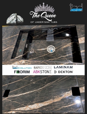 VASCA QUEEN  of under-sink tubs - Tad i Top